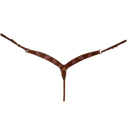 Fort Worth Pink Floral Breastcollar